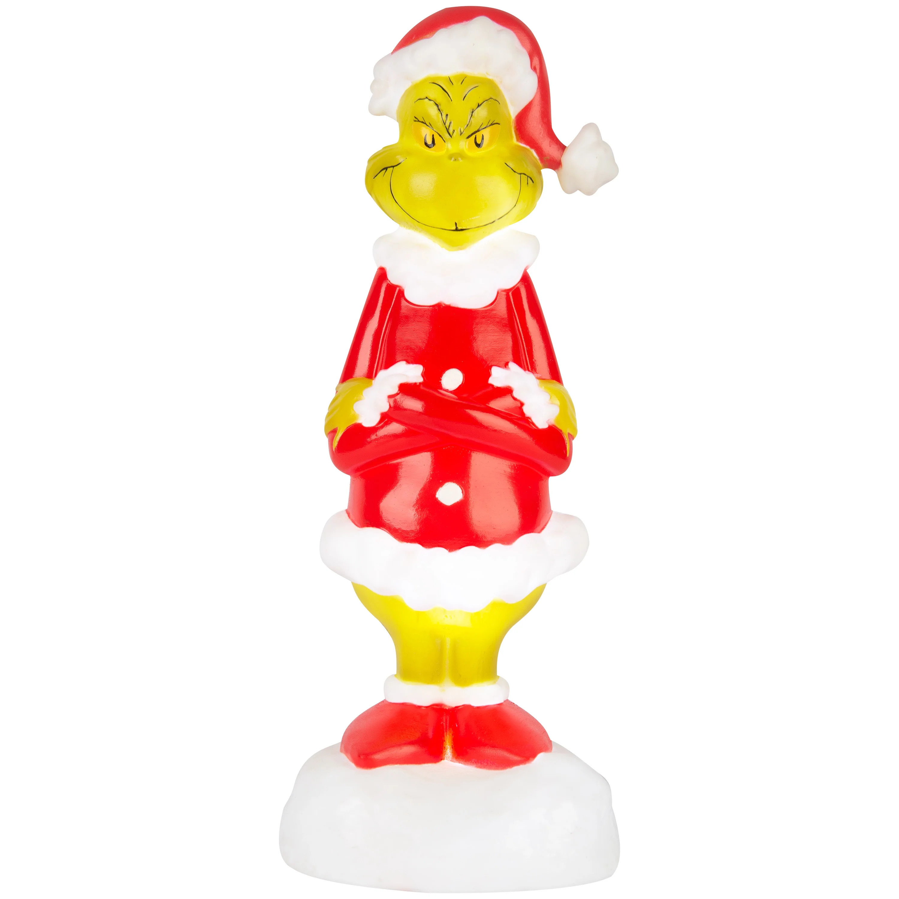 Holiday Time 14 Inch Blow Mold Dr. Seuss' Grinch Santa Blow Mold Grinch Santa | Walmart (US)