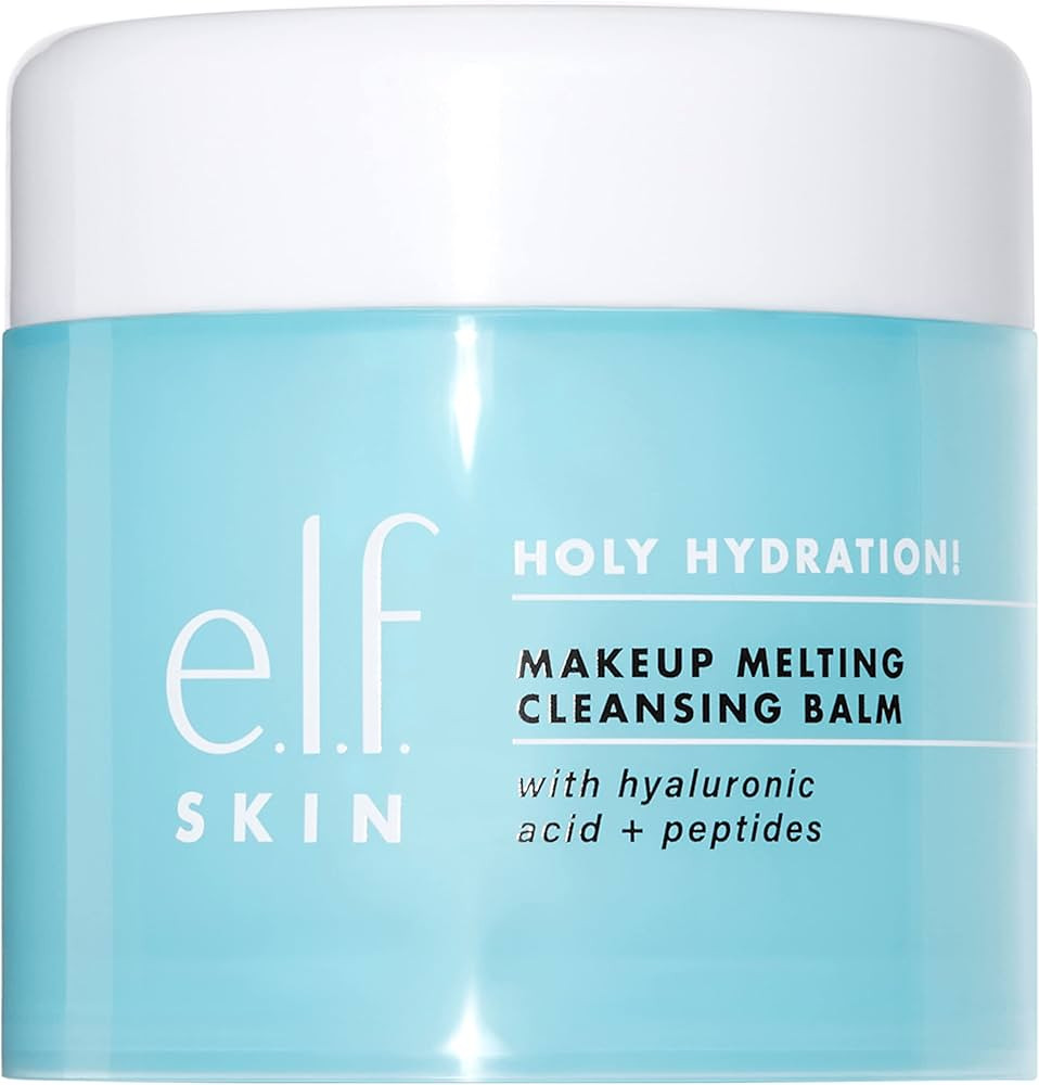 Amazon.com: e.l.f. Holy Hydration! Makeup Melting Cleansing Balm, Face Cleanser & Makeup Remover,... | Amazon (US)