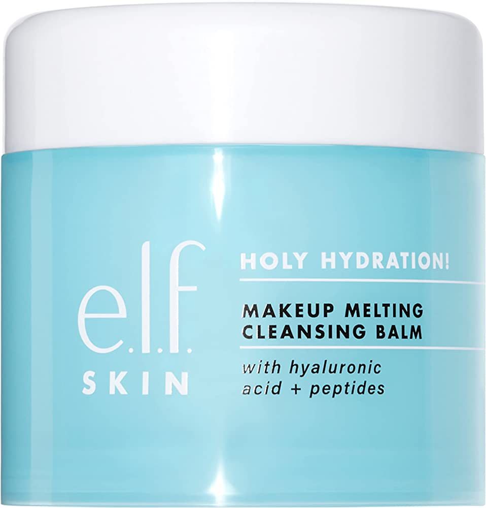 e.l.f. Holy Hydration! Makeup Melting Cleansing Balm, Face Cleanser & Makeup Remover, Infused wit... | Amazon (US)