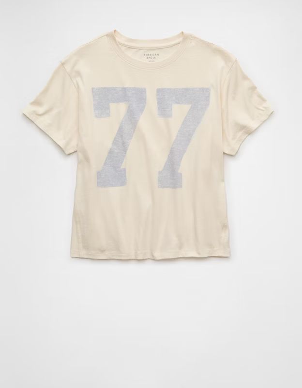 AE Cropped Graphic T-Shirt | American Eagle Outfitters (US & CA)