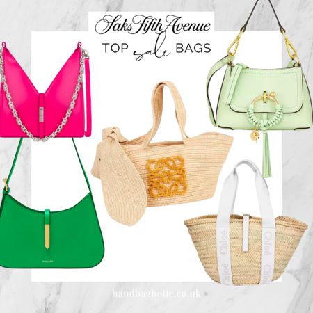 Discover top SALE designer bags at Saks Fifth Avenue from Givenchy to Loewe and Chloe to DeMellier. I love the bright green DeMellier Tokyo and pink Givenchy cut out bag. #sakssale #designerbags #designersale #luxurybags #givenchy #givenchybag #topsalefinds

LTKFestiveSaleUK #LTKsalealert #LTKHoliday