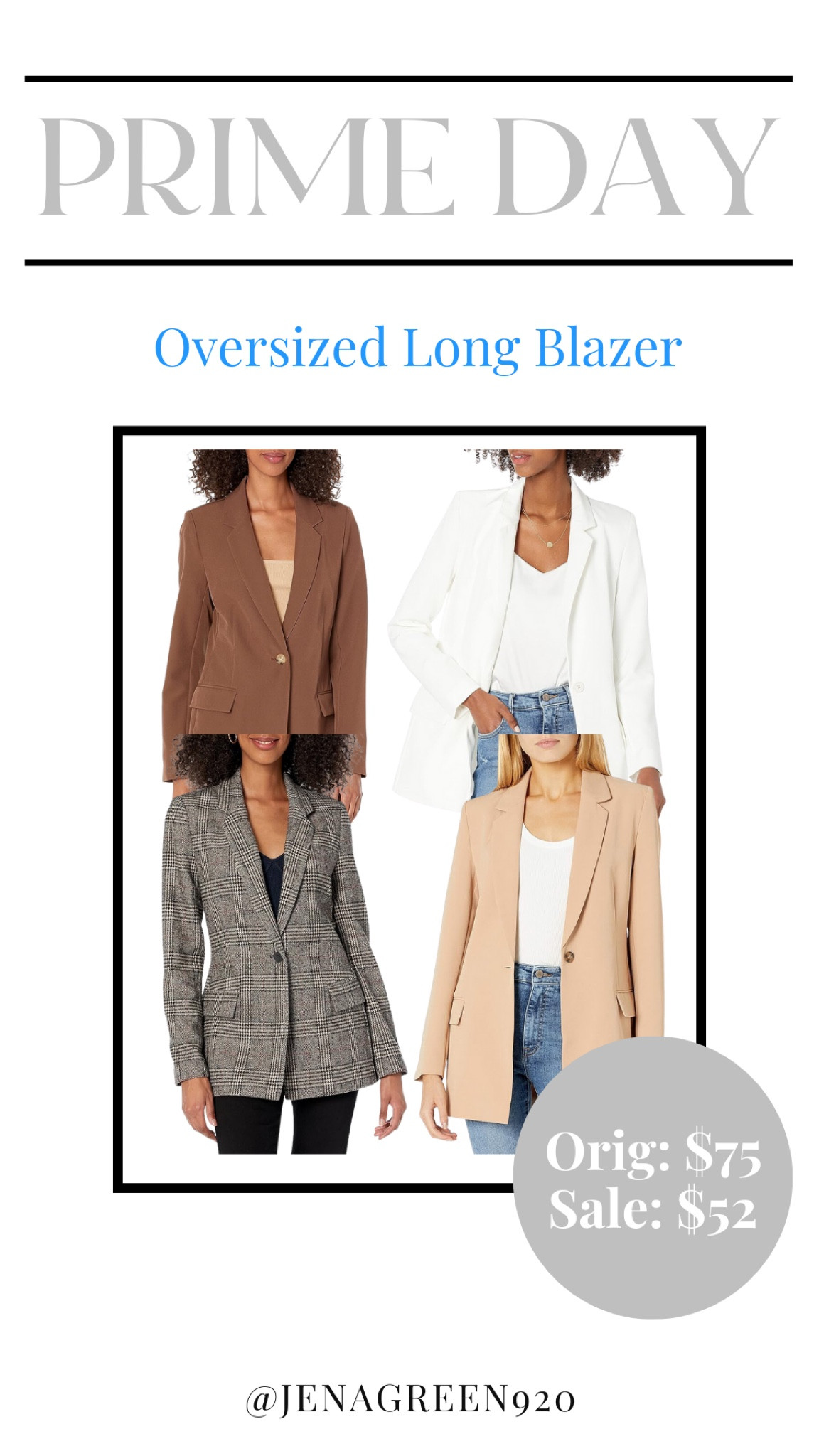 The Drop Women's Blake Long Blazer curated on LTK