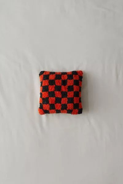 Checkerboard Tufted Mini Throw Pillow | Urban Outfitters (US and RoW)