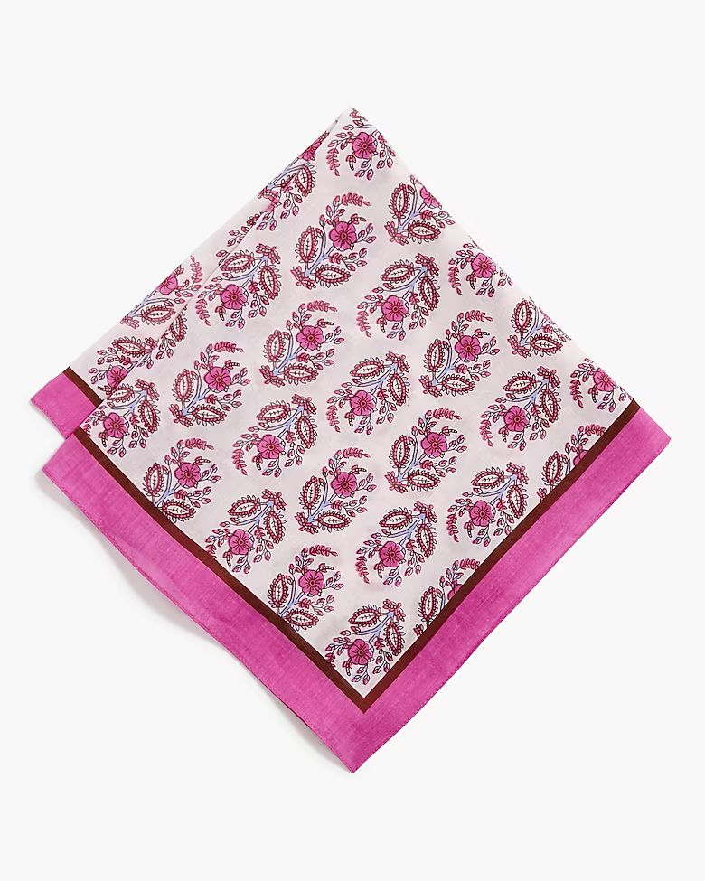 Cotton bandana scarf | J.Crew Factory