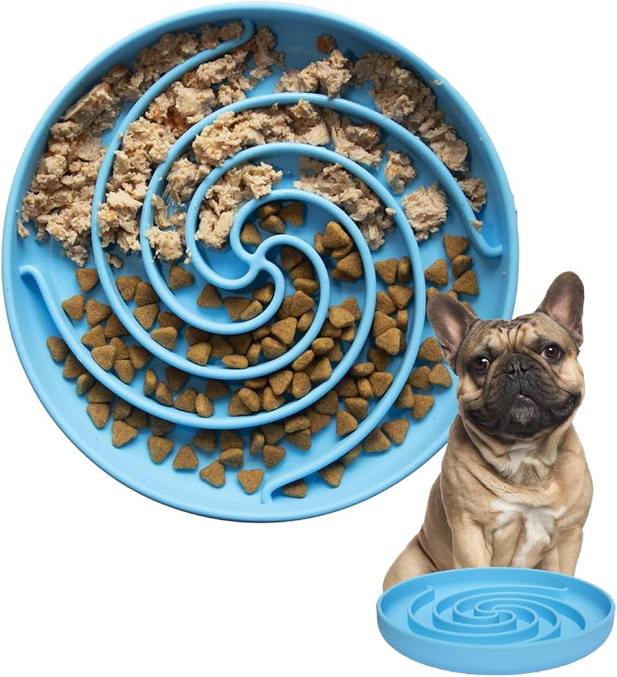 Bifeaw Dog Puzzle Bowl - Silicone Slow Feeder Dog Bowls for Healthy Eating - Puppy Slow Feeder No... | Amazon (US)