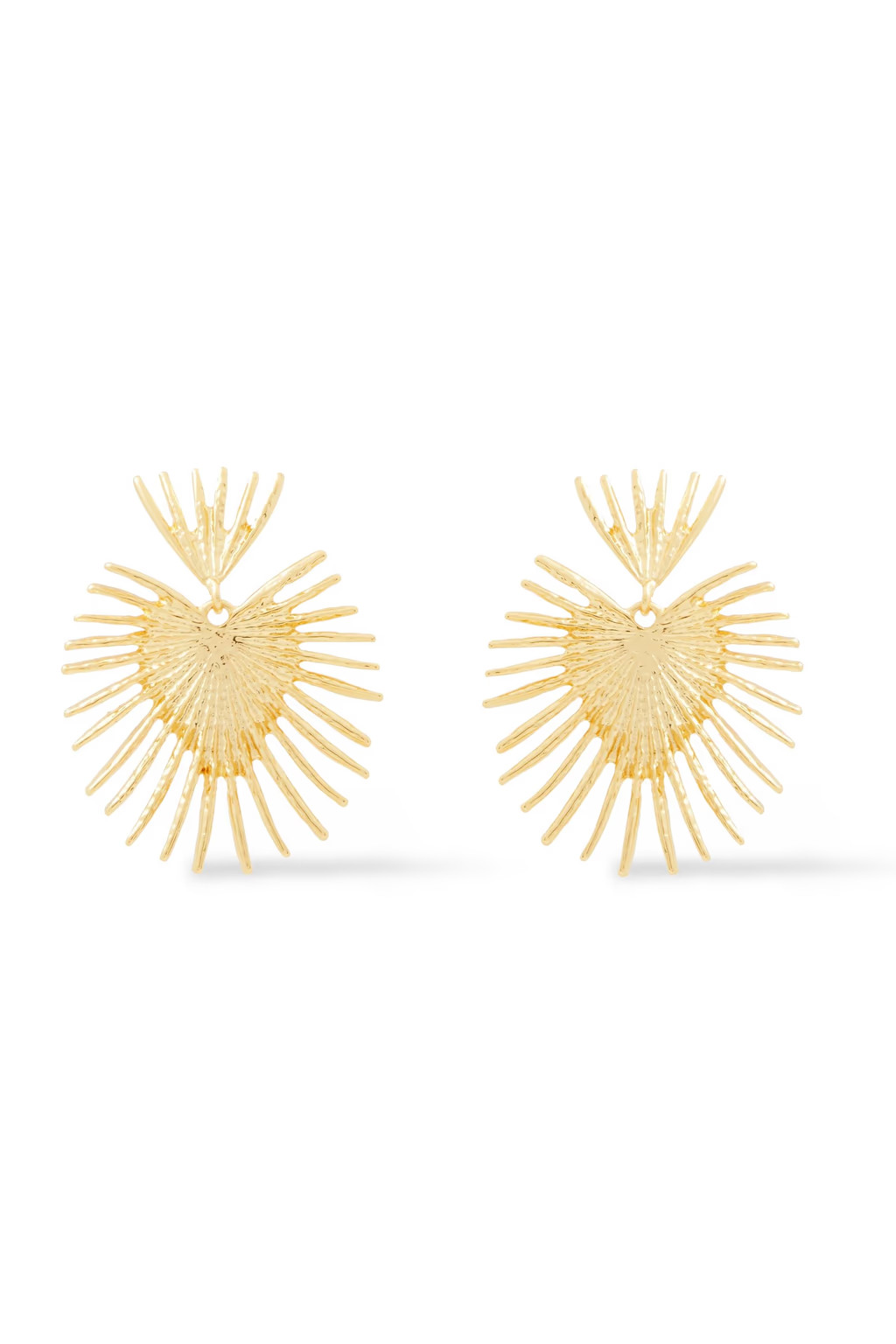22-karat gold-plated earrings | The Outnet (US and CA)