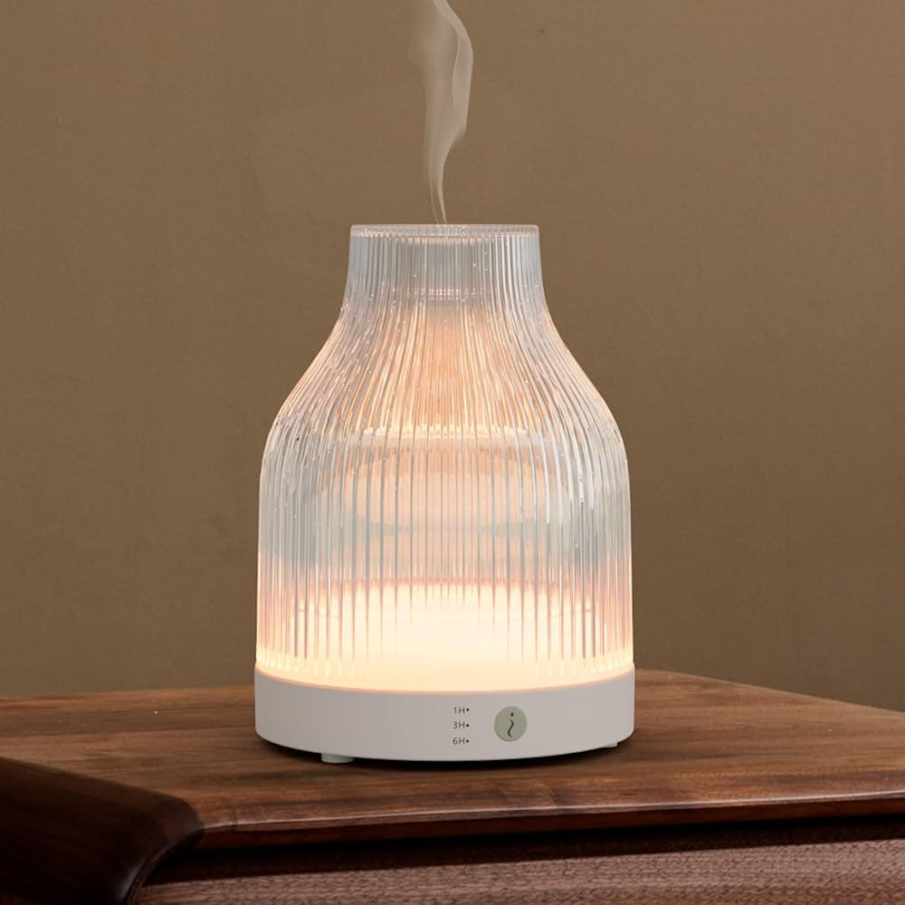 SOICARE 200ml Glass Reservoir Essential Oil Diffuser with Glass Dome Ultrasonic Aromatherapy Diff... | Amazon (CA)