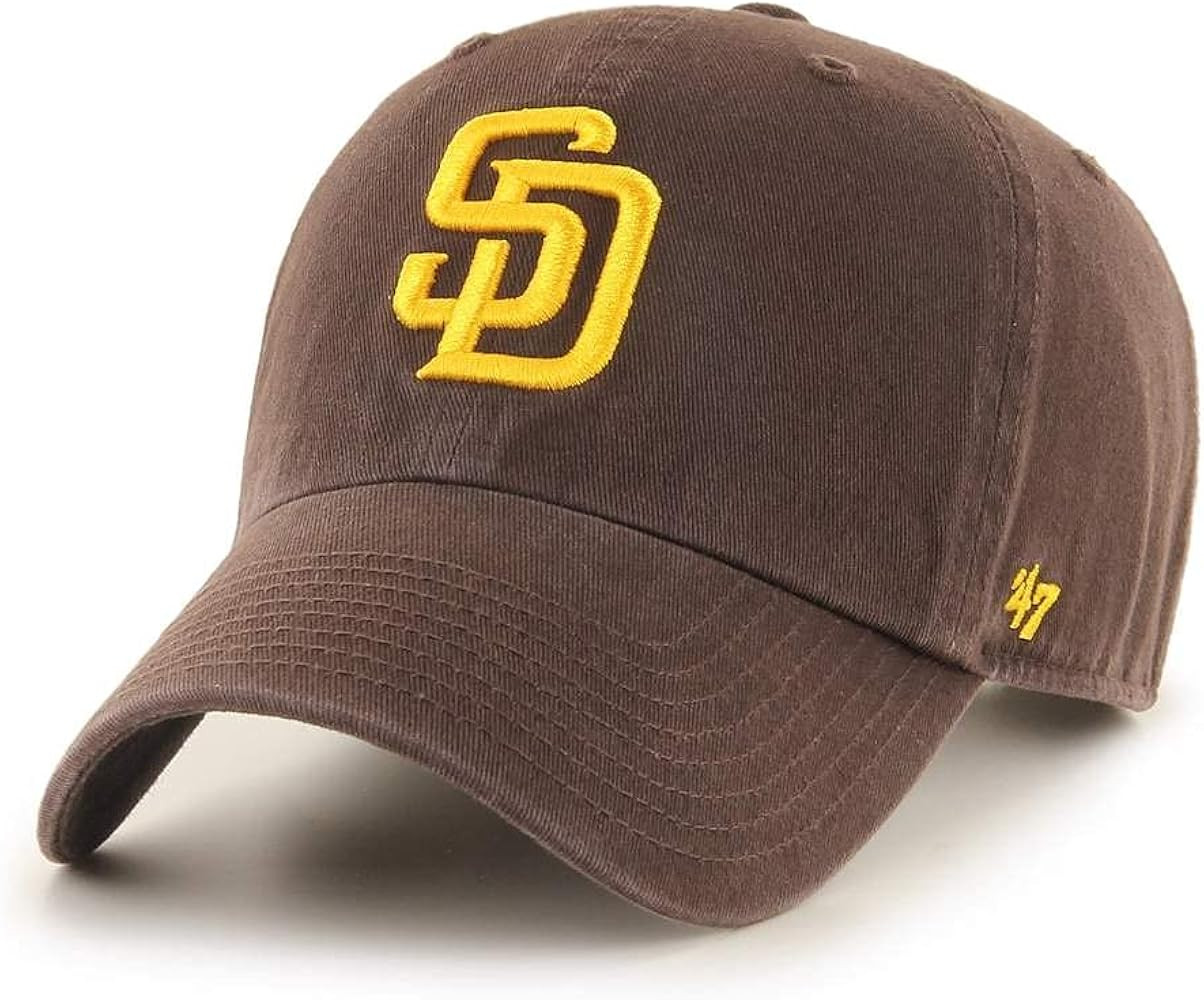 '47 San Diego Padres Clean Up Hat Adjustable Brown | Amazon (US)
