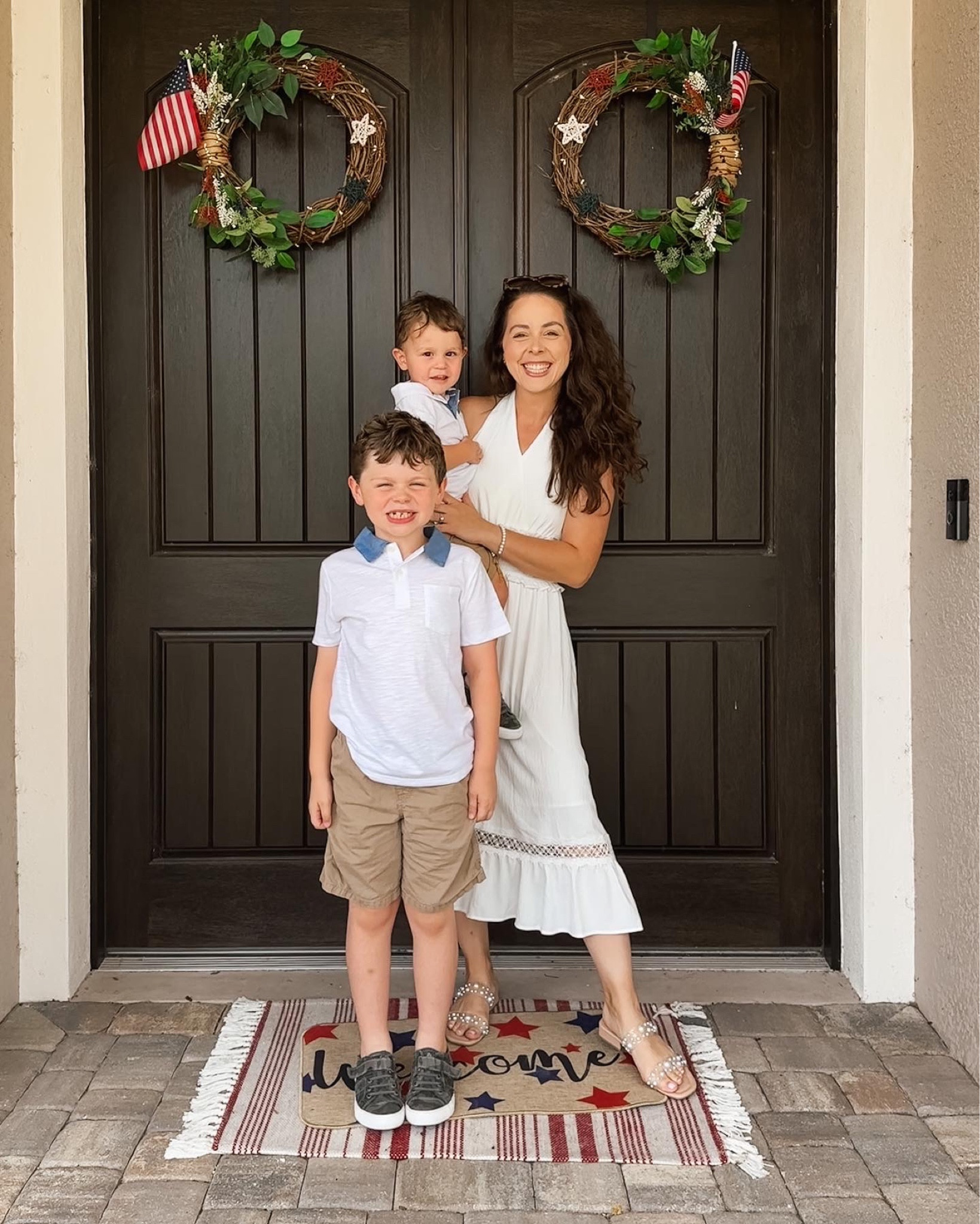Family Matching | Target Style | Boys Target Outfits | Amazon Style | White Amazon Dress | Pearl Sandals | July 4th | Memorial Day

#LTKFind #LTKSeasonal #LTKstyletip