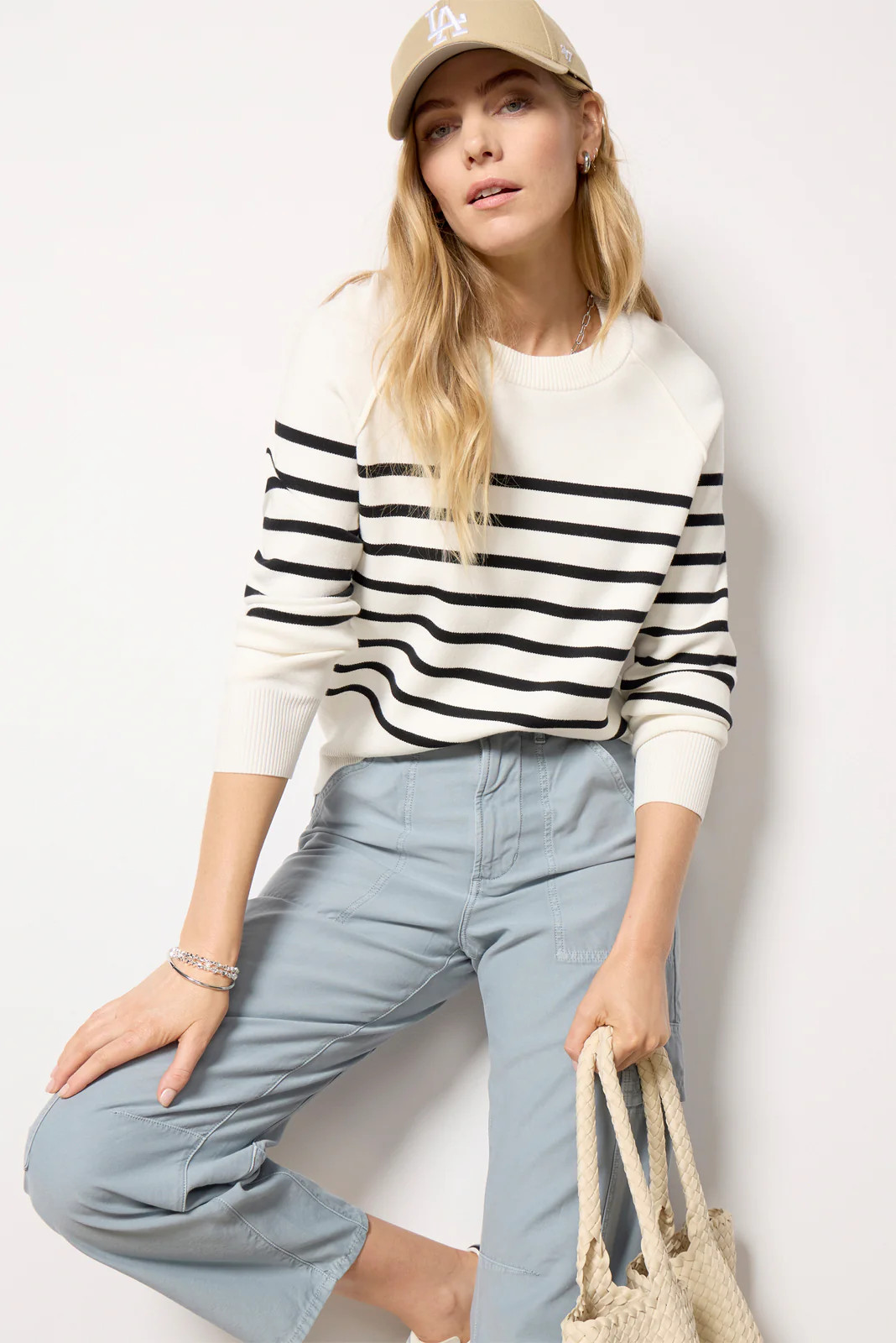 June Stripe Pullover | Evereve