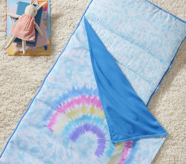 Mackenzie Rainbow Bright Tie-Dye Nap Mat | Pottery Barn Kids
