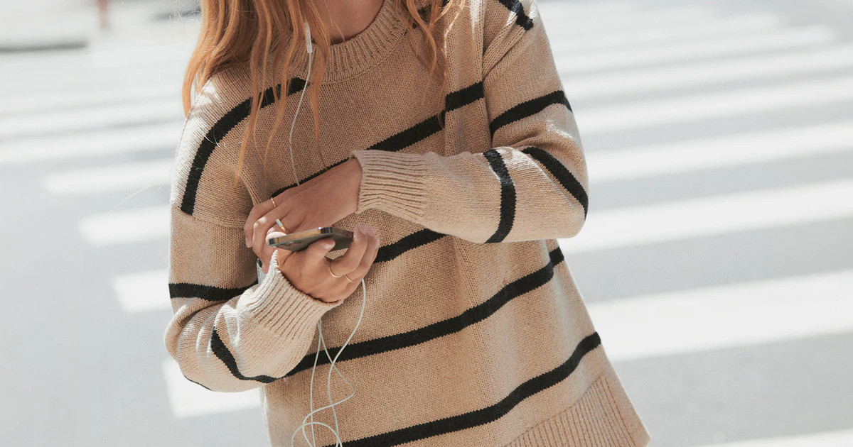 Berkeley Oversized Crewneck Sweater | Marine Layer