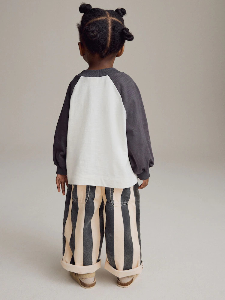 Monochrome Stripe Trousers (3mths-7yrs) | Next US