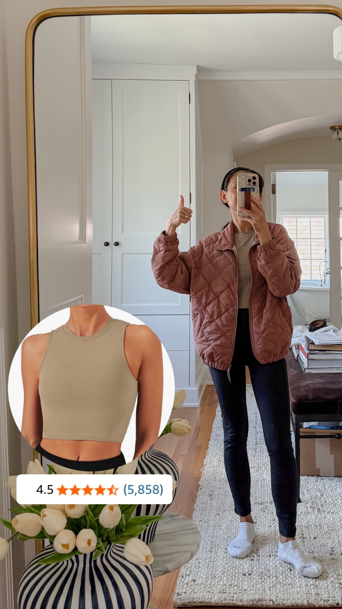 Bought this padded workout top a few years ago. I love the support + fit and it’s under $30! Has great reviews and comes in several colors. Also bought my work out leggings with side pockets a few years ago from Aerie and it’s on sale! I’m wearing a small (typically I’m XS). Love when brands still carry items I bought several years back  

#LTKPetite #LTKFindsUnder50 #LTKActive