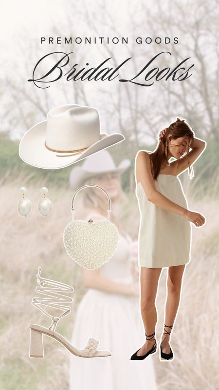 Bridal looks using the new Premonition hat! White dress, wedding outfit, spring outfit, cowboy hat, country concert outfit

#LTKFestival #LTKwedding #LTKstyletip