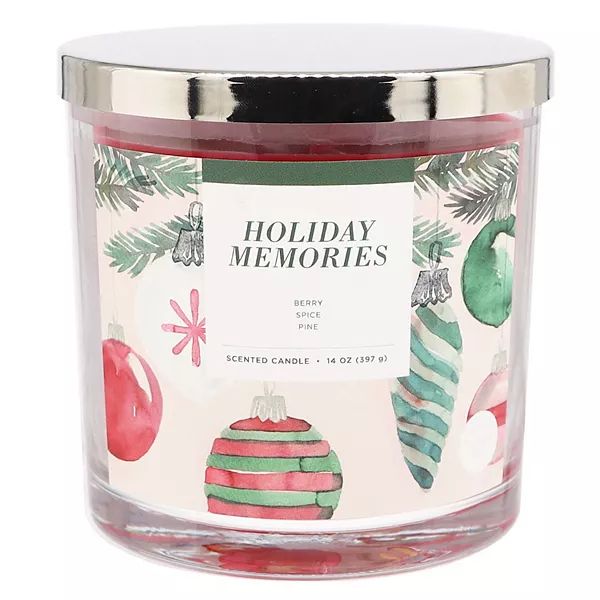 Sonoma Goods For Life® Holiday Memories 14-oz. Candle Jar | Kohl's