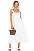 FAITHFULL THE BRAND Bellamy Midi Dress in Plain White from Revolve.com | Revolve Clothing (Global)