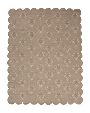 7x9 Wool Blend Scalloped Rug | Home | Marshalls | Marshalls