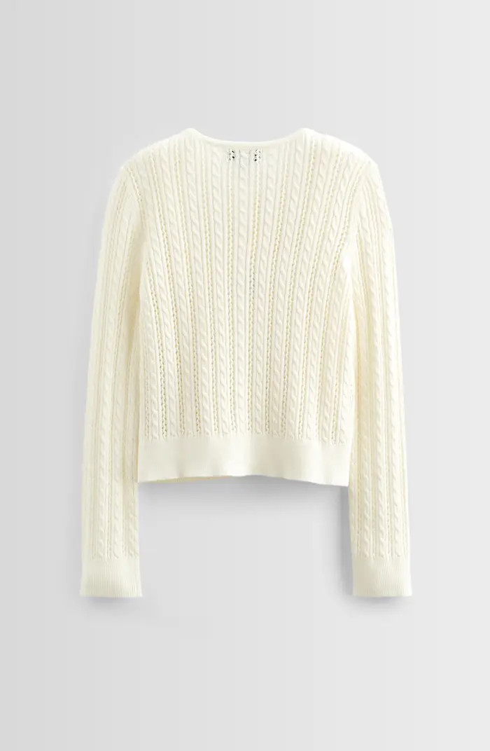 Nordstrom Kids' Cable Stitch Cardigan & Sweater Tank Set | Nordstrom | Nordstrom