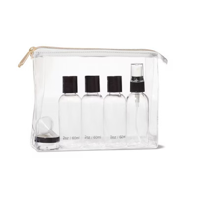 Sonia Kashuk™ TSA Travel Makeup Bag Kit - Clear | Target