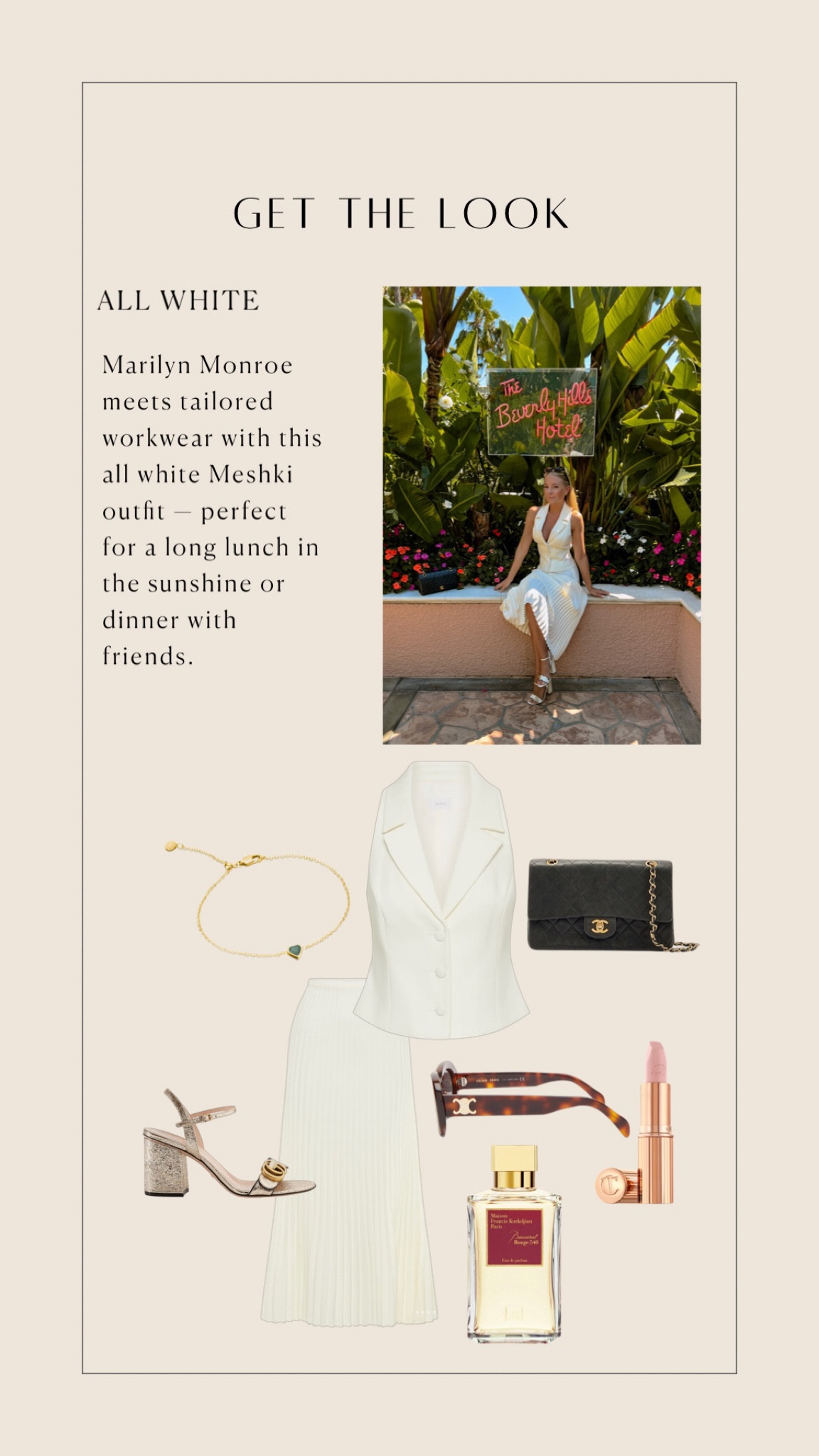 Get the look // an all white Meshki ootd offering classic tailoring with a feminine twist

#LTKworkwear #LTKfindsunder100 #LTKstyletip