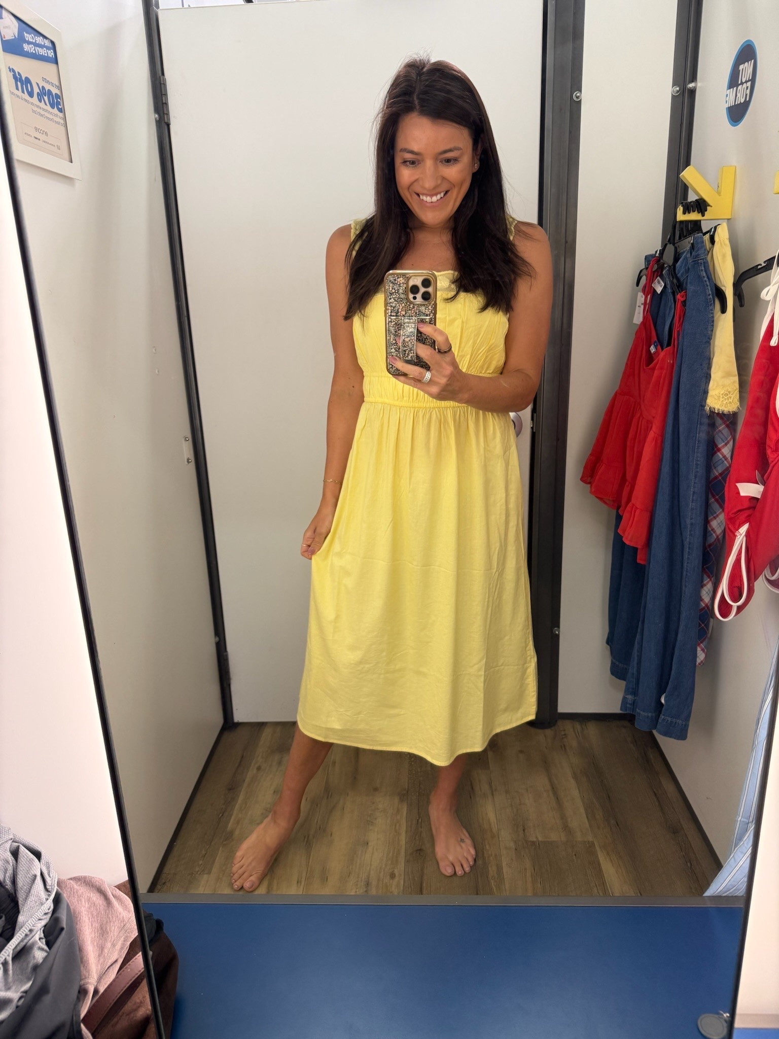 Would make a super pretty summer dress! Light weight and very flattering. Wearing my TTS. 

Dress for summer | summer dress | date night outfit

#LTKSaleAlert #LTKSeasonal