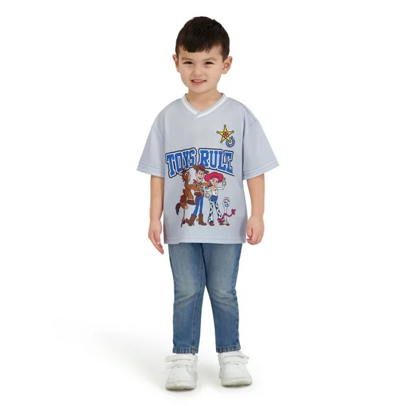 Toy Story Toddler Boy Short Sleeve Jersey, Sizes 12 Months-5T | Walmart (US)