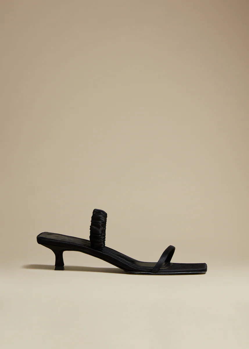 The Georgia Heel in Black | Khaite