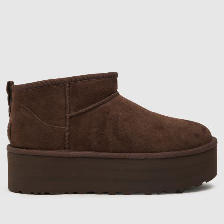 Womens Burnt Cedar UGG Ultra Mini Platform Boots | schuh | Schuh