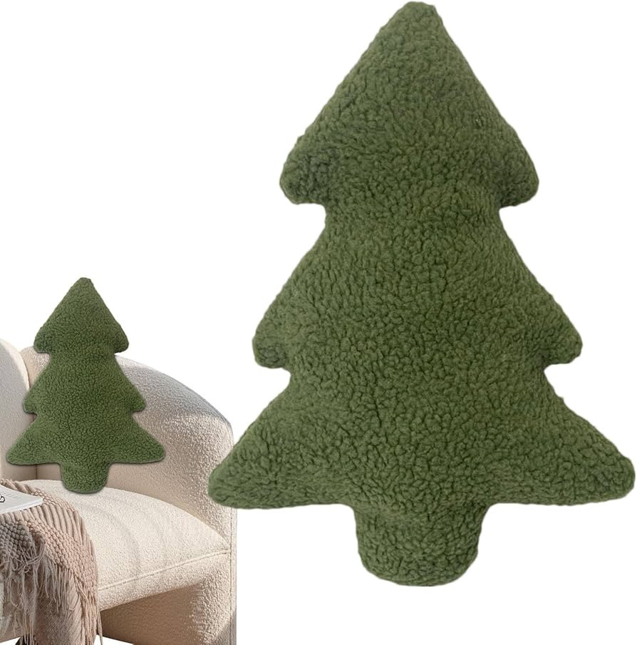 Christmas Tree Throw Pillow, Xmas Tree Decorative Throw Pillow, Christmas Vivid Tree Pillows Stuf... | Amazon (US)