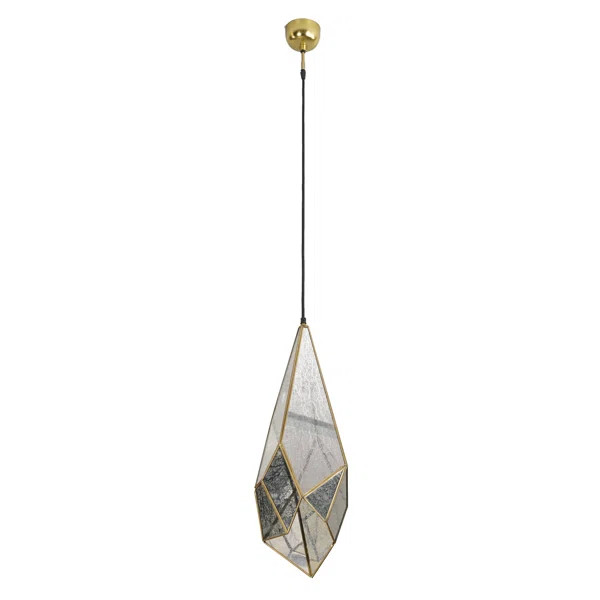 Raab 1 - Light Antique Brass Unique/Statement Pendant | Wayfair North America