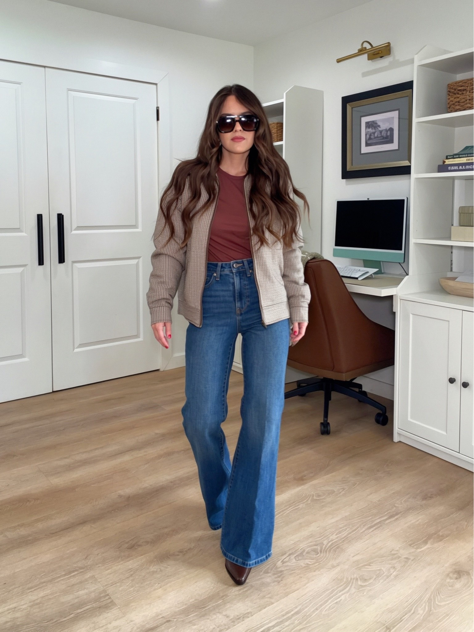 Walmart fall outfit that looks way more expensive than it is 🙌 This warm jacket is such a good layering piece with the fitted top + flare jeans for an easy everyday fall look.

Wearing an XS in the top and a size 0 in the jeans. If you’re between sizes in the jeans, I’d size up.

Walmart fall outfit, Walmart fashion finds, Walmart jacket, women’s fall jacket, fall layering outfit, flare jeans outfit, Walmart jeans, affordable fall fashion, casual fall outfit, everyday mom style, neutral fall outfit, fall outfit ideas

#LTKootd #LTKSeasonal #LTKOver40