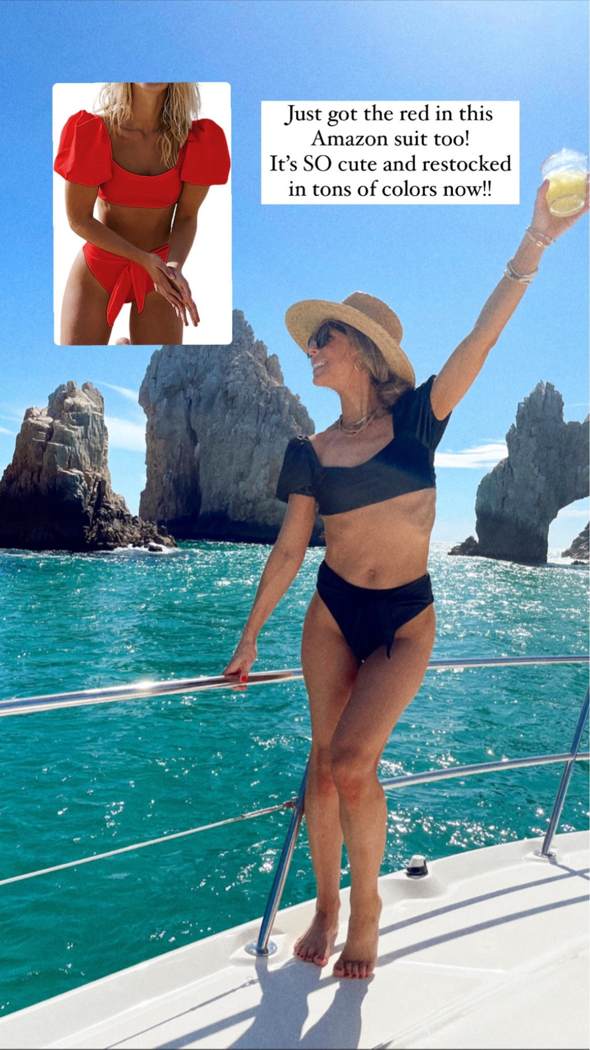 AMAZON SWIMSUIT RESTOCKED!! LOVE this puff sleeve two piece! In a small  


#LTKtravel #LTKswim #LTKSeasonal