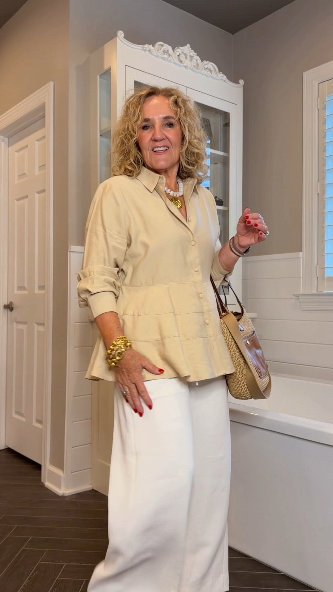 Top size med it’s so elegant 
Pants are no wrinkle wearing a size medium regular and then I have them hemmed 
Some Julie Vos sample sale pieces 


10% off my tote with code NANETTE

#LTKOver40 #LTKootd #LTKPetite

#LTKOver40 #LTKootd #LTKPetite