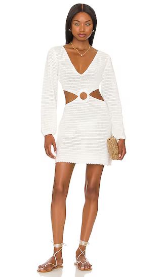 Fallon Dress in Off White | Revolve Clothing (Global)