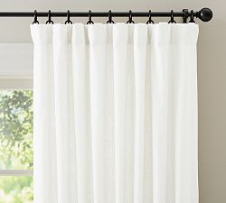 Emery Linen Curtain | Pottery Barn (US)