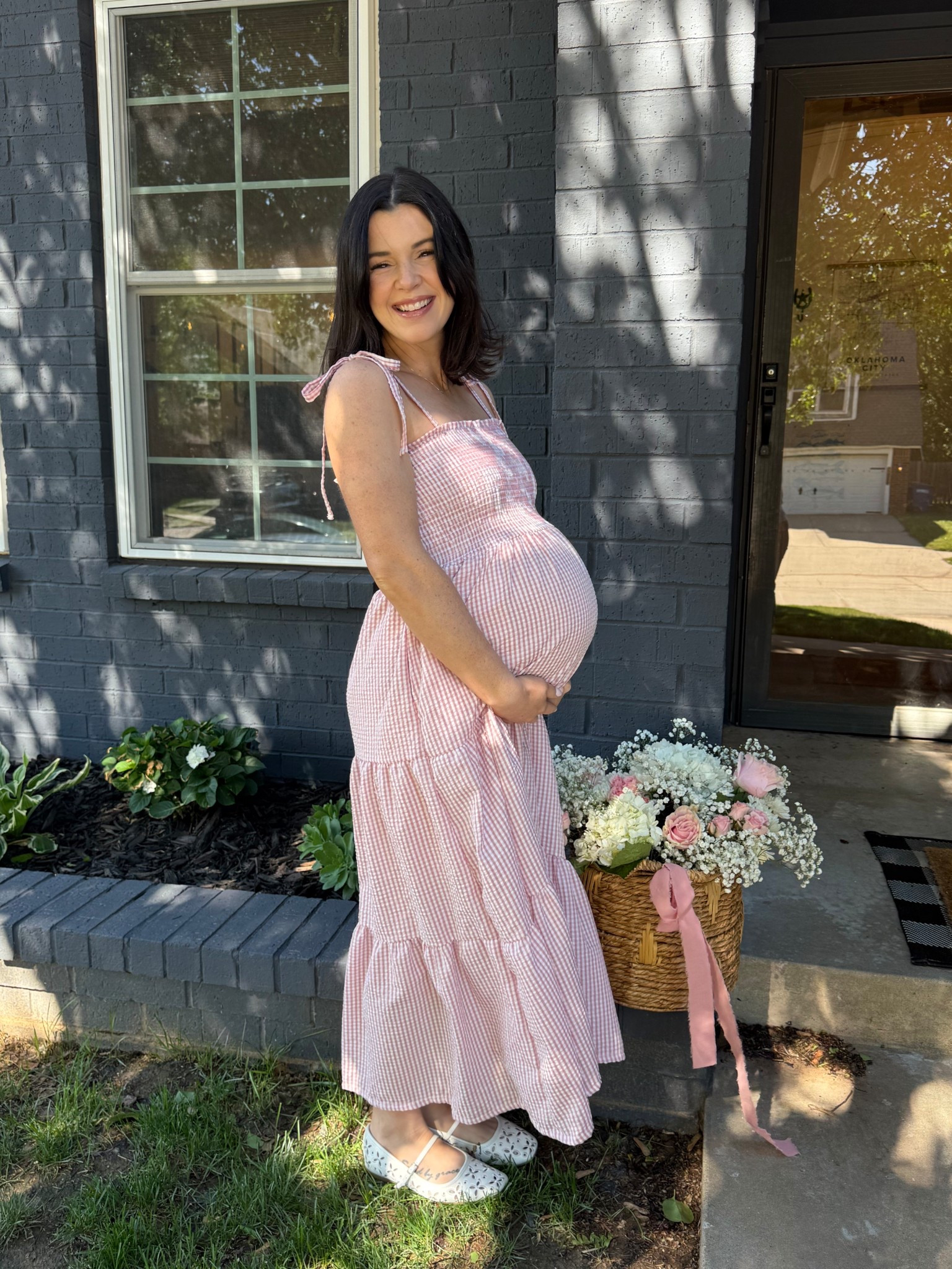 Bonjour baby baby shower dress 🎀🥐 


#LTKPetite #LTKBaby #LTKBump