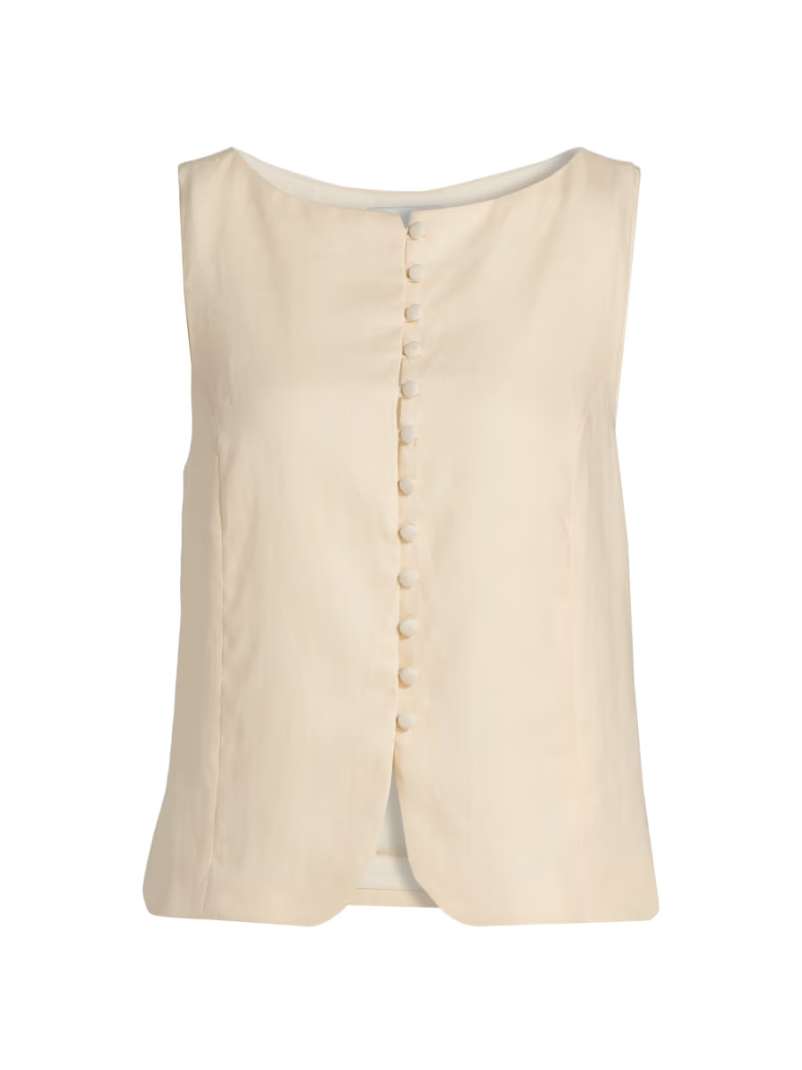 Addison Linen Vest Top | Saks Fifth Avenue