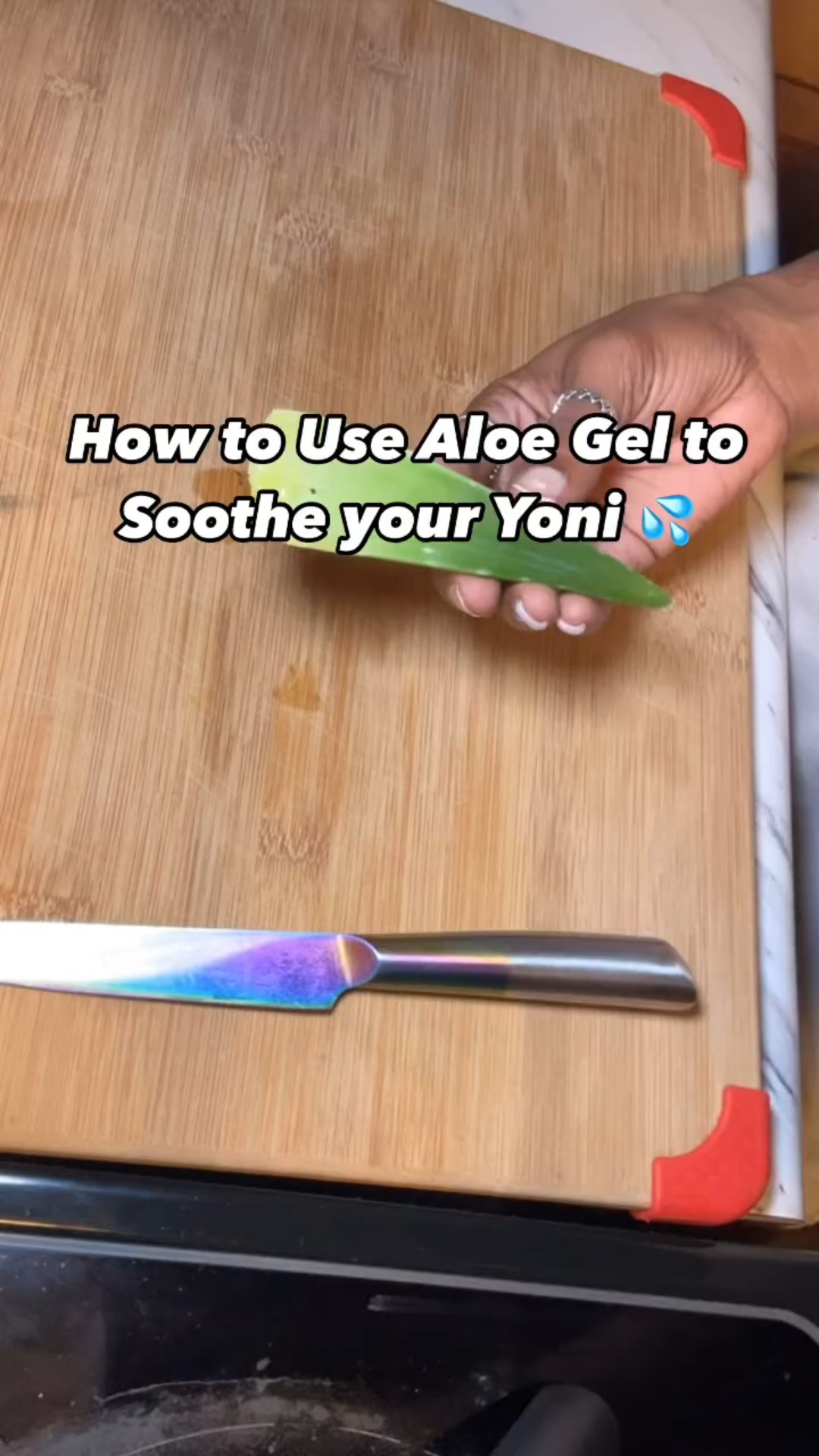 4 Ways to Use Aloe Gel for your YONI! ✅✨

- Use Aloe Gel mixed with water to create a gentle & fragrance free yoni cleanser. Aloe Vera is the perfect pH for the yoni & helps keep your vulva hydrated! 💦

- Relieve your vaginal dryness by applying Aloe gel to your yoni daily. You may rub it in and allow it to dry and wipe away or wash away with warm water. Aloe has high water content and will help to lubricate the yoni tissue. ✨

- Ease yoni infections by rubbing gel directly into inflamed tissue. Aloe is antibacterial and antifungal and can help soothe and treat infections and irritation from infections.

- Create a homemade natural lubricant by mixing aloe gel with a few drops of vitamin E oil. This will create a water based lube for you to enjoy! Avoid this if you are trying to conceive, aloe can slow down mobility of sperm.

- Avoid using aloe gel on your yoni straight from the plant if you are allergic to latex✨ 

Share & follow me for more tips on a happy healthy yoni! 🥰

#aloevera #aloe #yoni #holistic #holisticwellness #natural #naturalremedies #plantmedicine #wellnessthatworks #womenshealth #trendingreels #explore 

Do you use Aloe Vera gel on your yoni? 👀✨