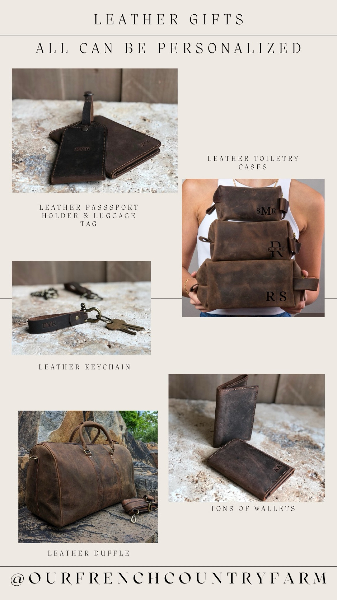 So many amazing leather gifts for the men in your life!  All can be personalized!

#LTKHoliday #LTKfamily #LTKGiftGuide