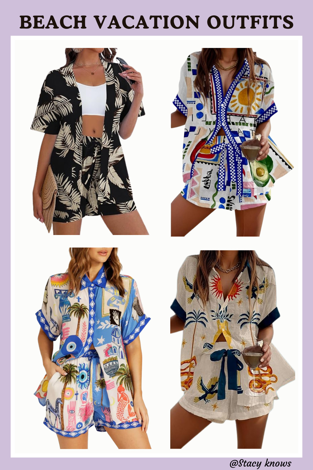 I am absolutely living in this floral two-piece set! It’s the ultimate "throw on and go" outfit for the beach or a casual boardwalk stroll. The breezy button-down and drawstring shorts combo is basically a summer uniform. Shop this floral find on my LTK! 
#LTKtravel #VacationStyle #SummerSet #TwoPieceSet #BeachOutfit #FloralPrint #ResortWear #SummerVibes #CoastalChic #OOTD #HolidayStyle #SummerSuit 

 #LTKootd #LTKstorytime #LTKTravel