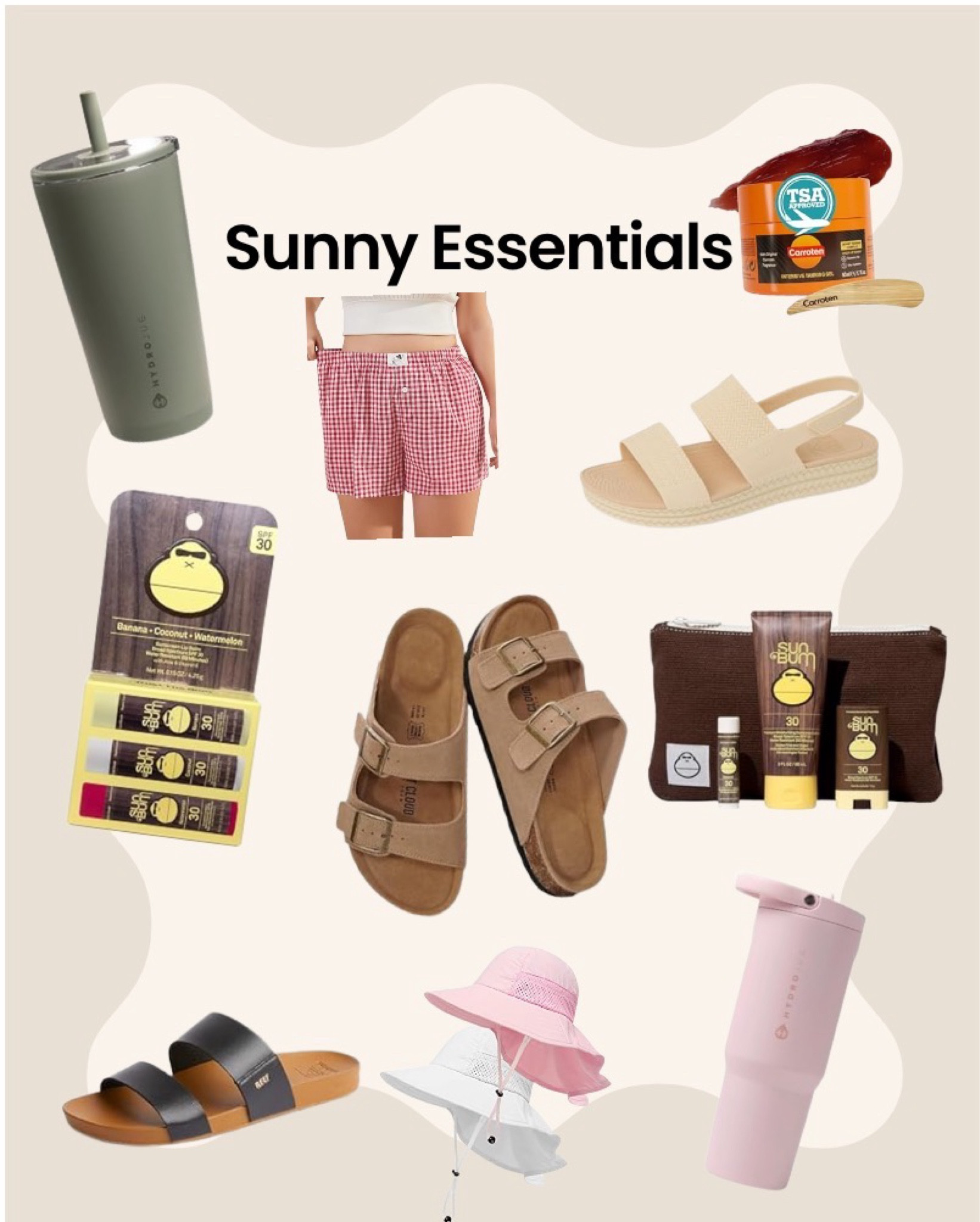 My summer must haves! 

#LTKTravel #LTKdayinmylife #LTKSeasonal