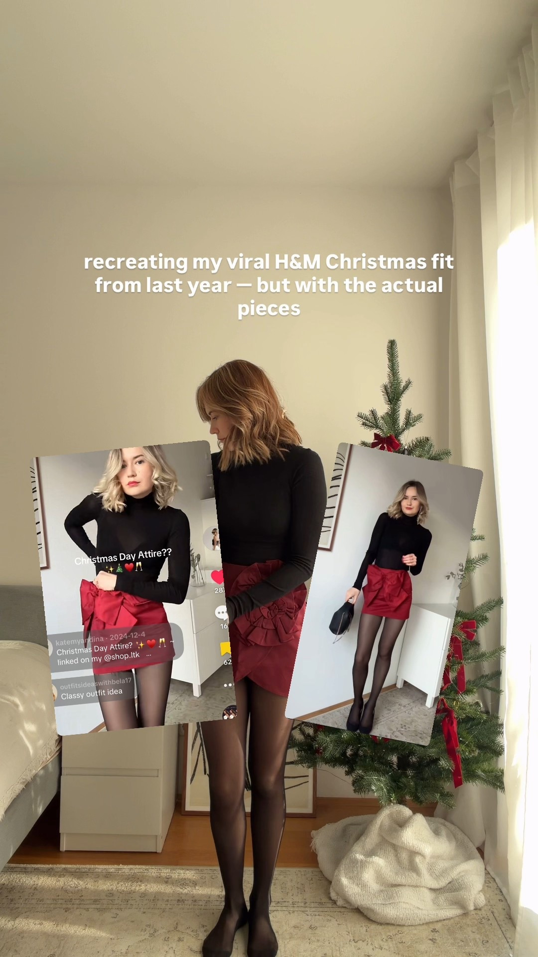 DAY 14 

#christmaslook #christmasoutfit #redskirt #redforchristmas #rot #roterrock

#LTKpartywear #LTKdatenight #LTKdeutschland