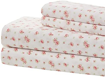 Modern Threads Soft Microfiber Rose Printed Sheets - Luxurious Microfiber Bed Sheets - Includes F... | Amazon (US)