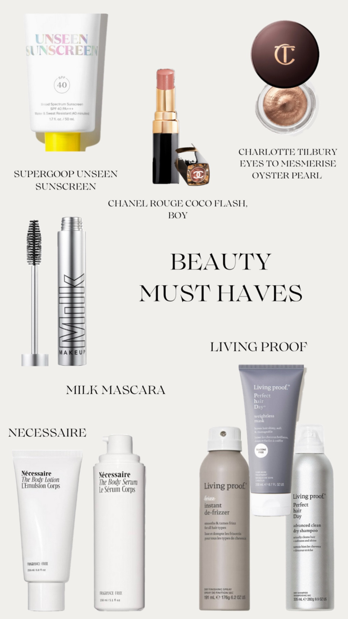 My basic beauty must haves 
