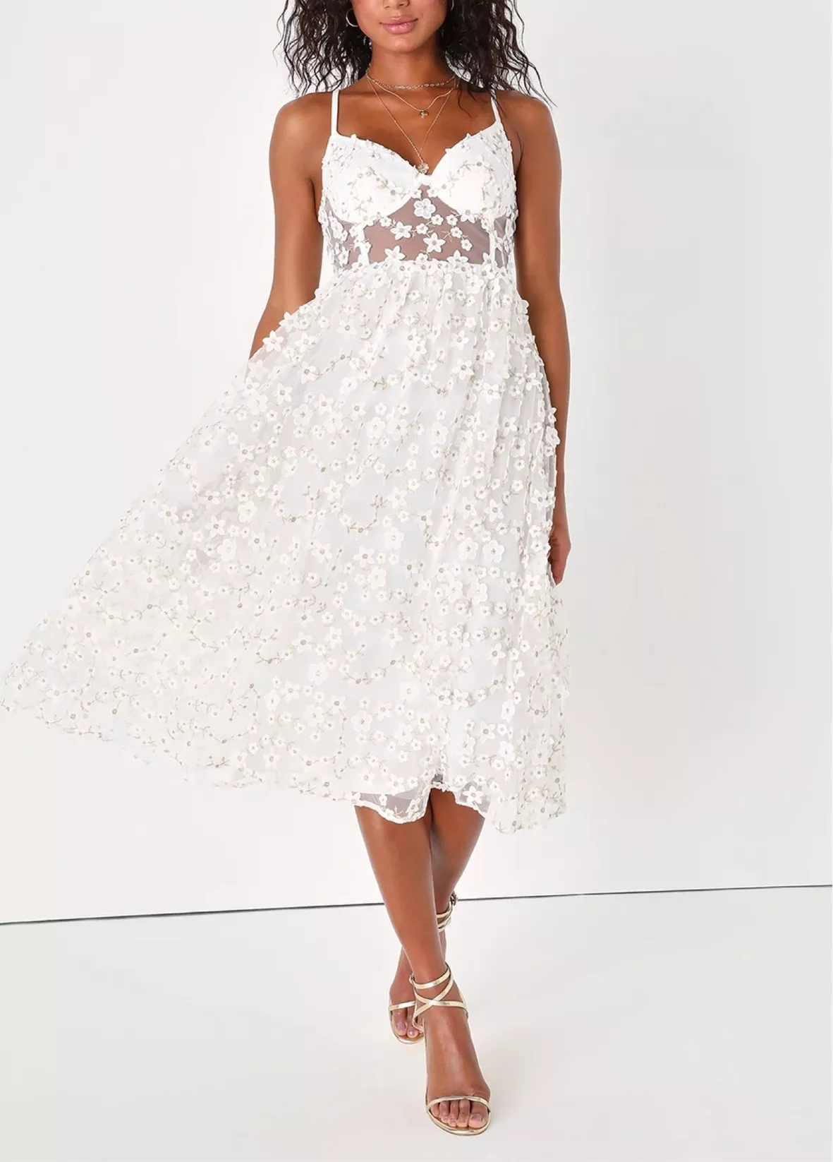 Darling Romance White Tulle Floral … curated on LTK