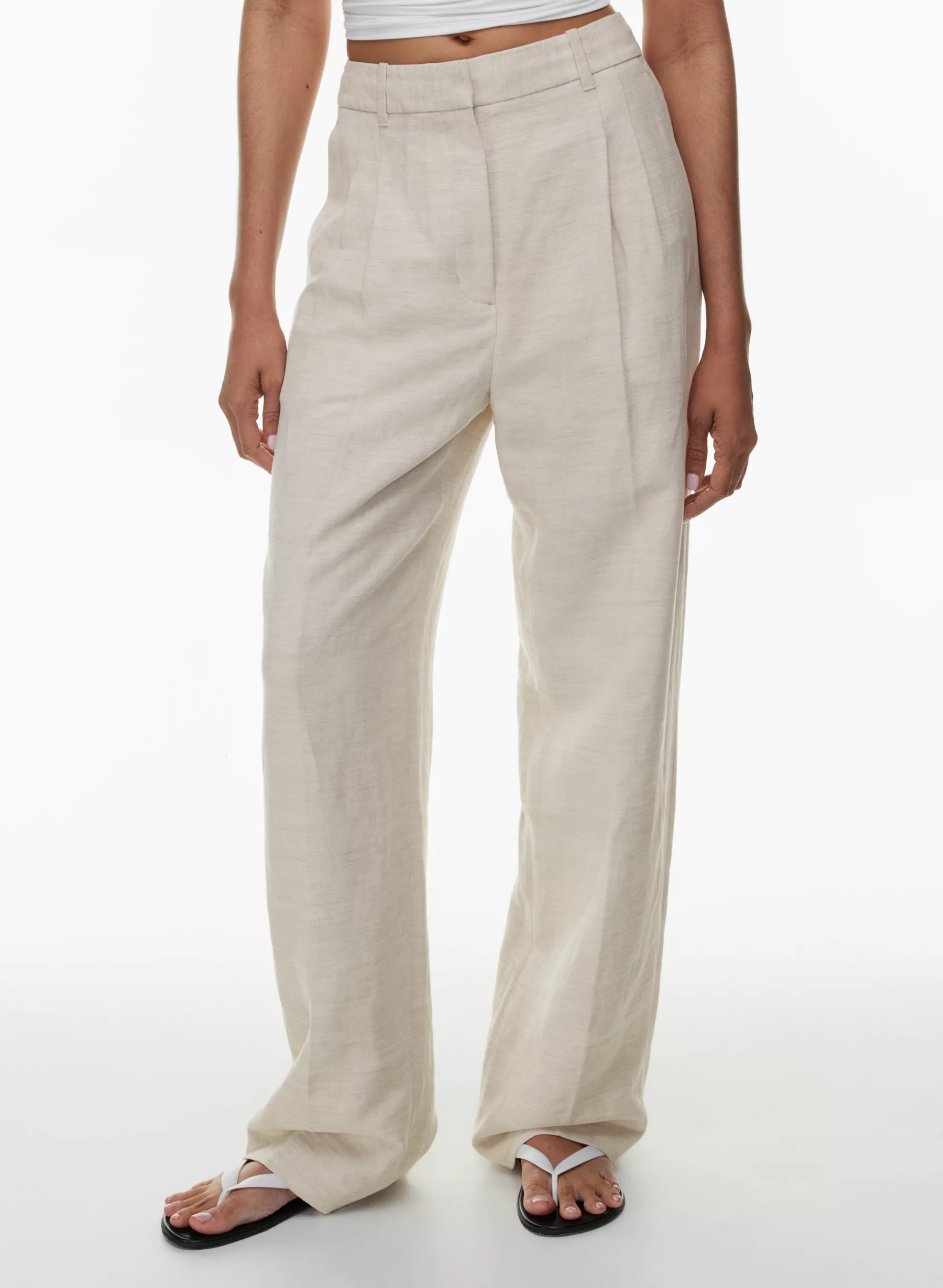 THE EFFORTLESS PANT™ LINEN | Aritzia