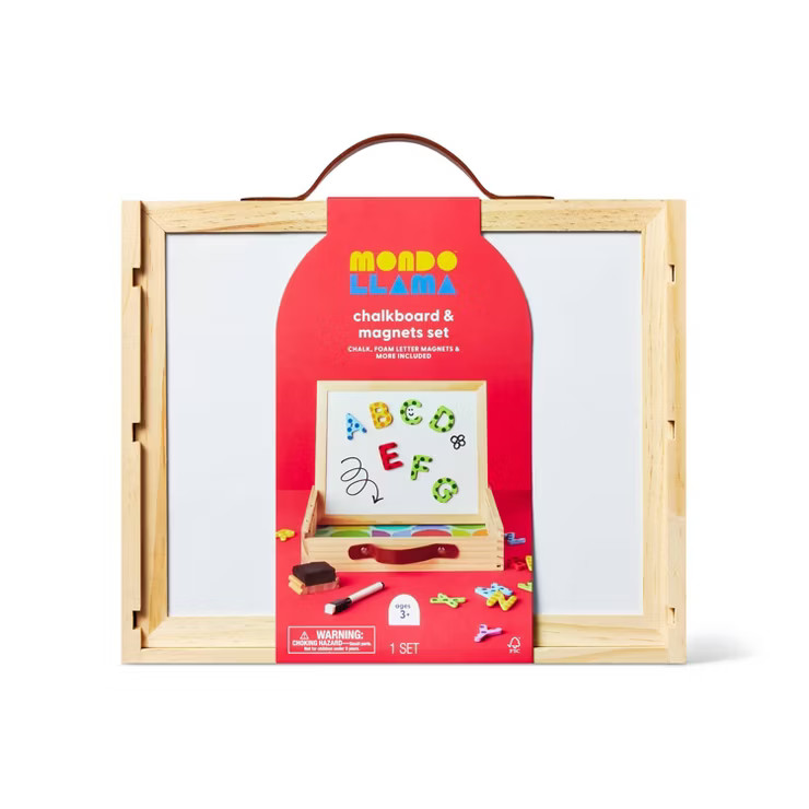 Chalk Board and Magnets Drawing and Coloring Kit - Mondo Llama™ | Target