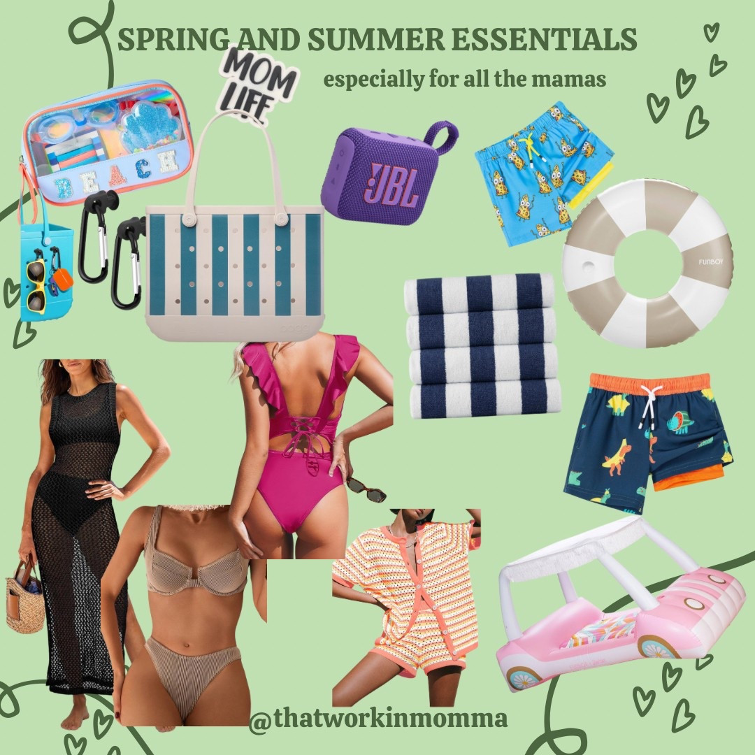 Spring and Summer Mom Essentials. Beach essentials. Boy mom pool essentials. Toddler. Little kids beach. Float. Swim. Accessories  

#LTKFindsUnder50 #LTKFamily #LTKSwim