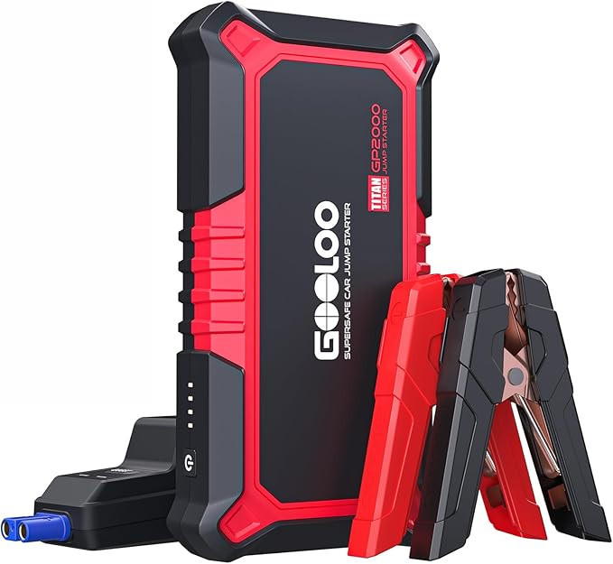 GOOLOO New GP2000 Jump Starter, 12V 2000A Car Jumper Starter(Up to 8.0L Gas, 6.0L Diesel Engines)... | Amazon (US)